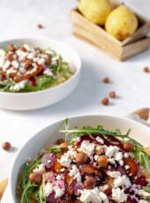 Rosa Nudelsalat – Pasta-Amore mit Roter Beete